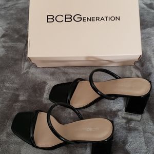 BCBGeneration Patent Leather Sandals